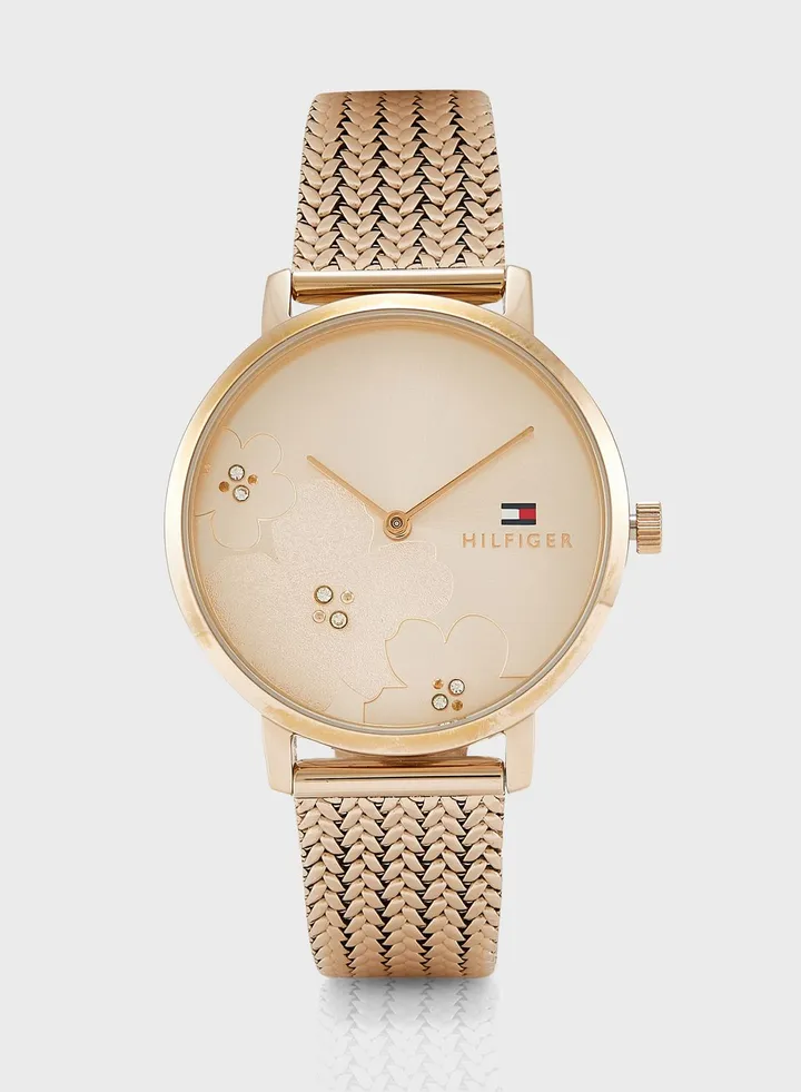 Tea Le Mesh Strap Analog Watch