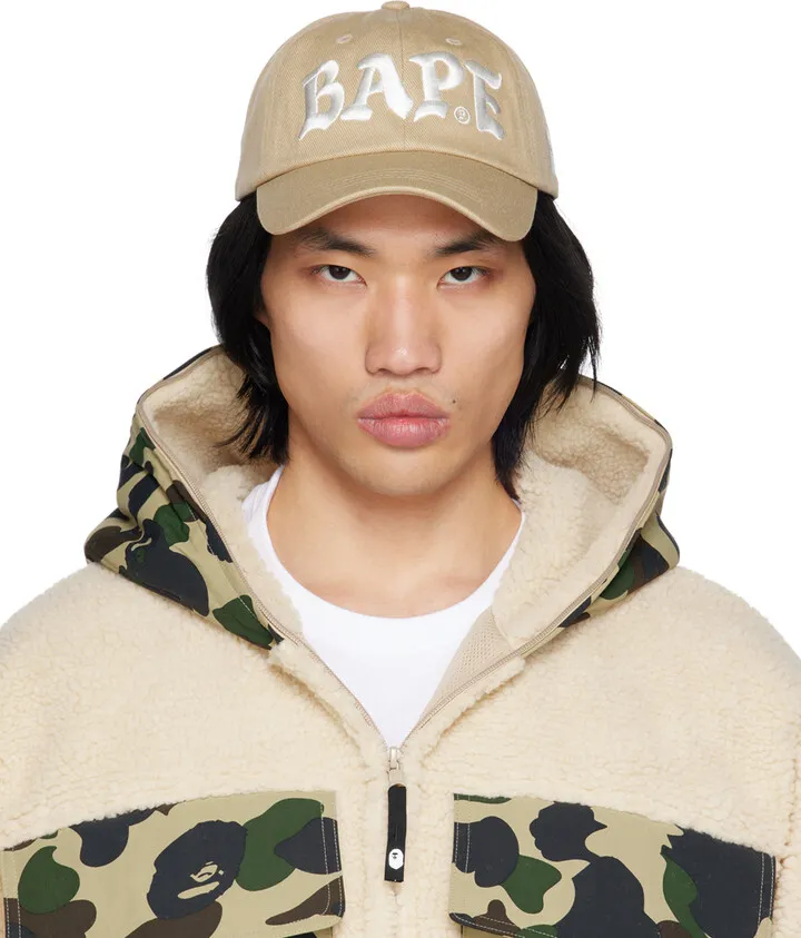 BAPE Beige Panel Cap