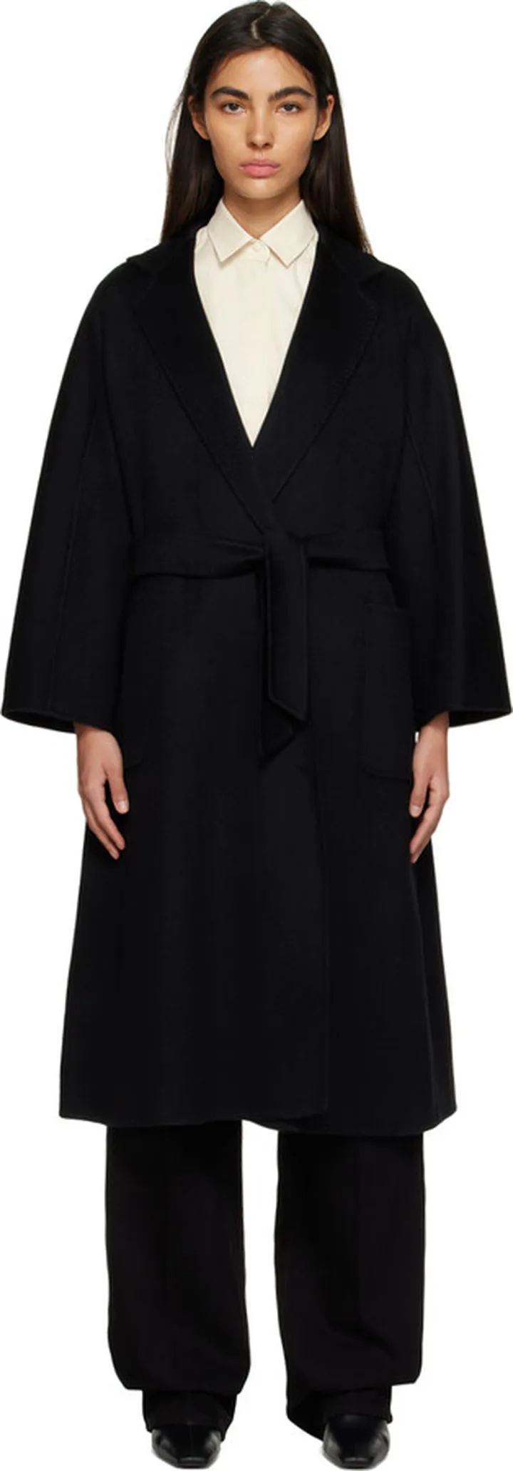 Max Mara Black Ludmilla Icon Coat