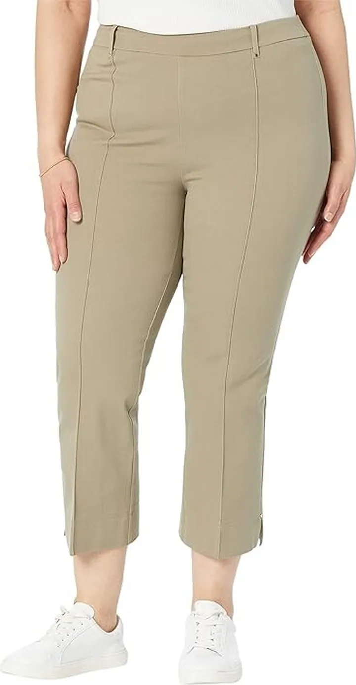 Lysse Amanda Bootcut Crop (Deep Khaki) Women's Casual Pants