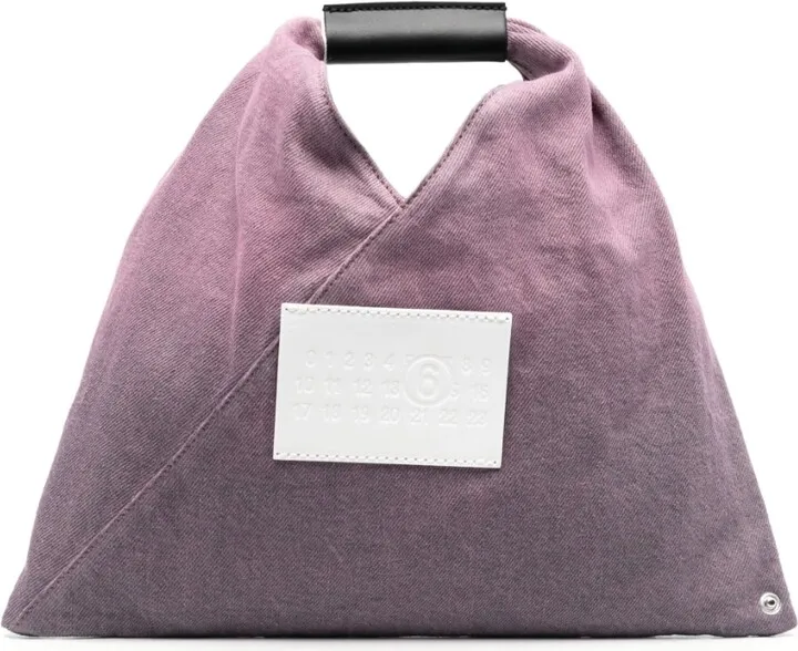 Embossed Logo-Patch Tote Bag