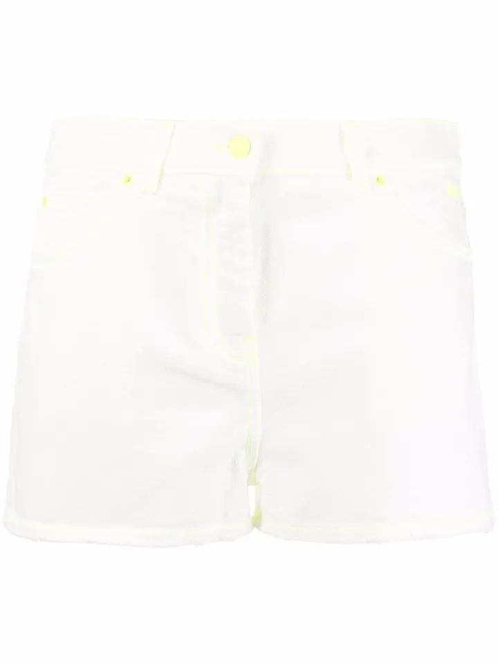 Logo-Embroidered Denim Shorts