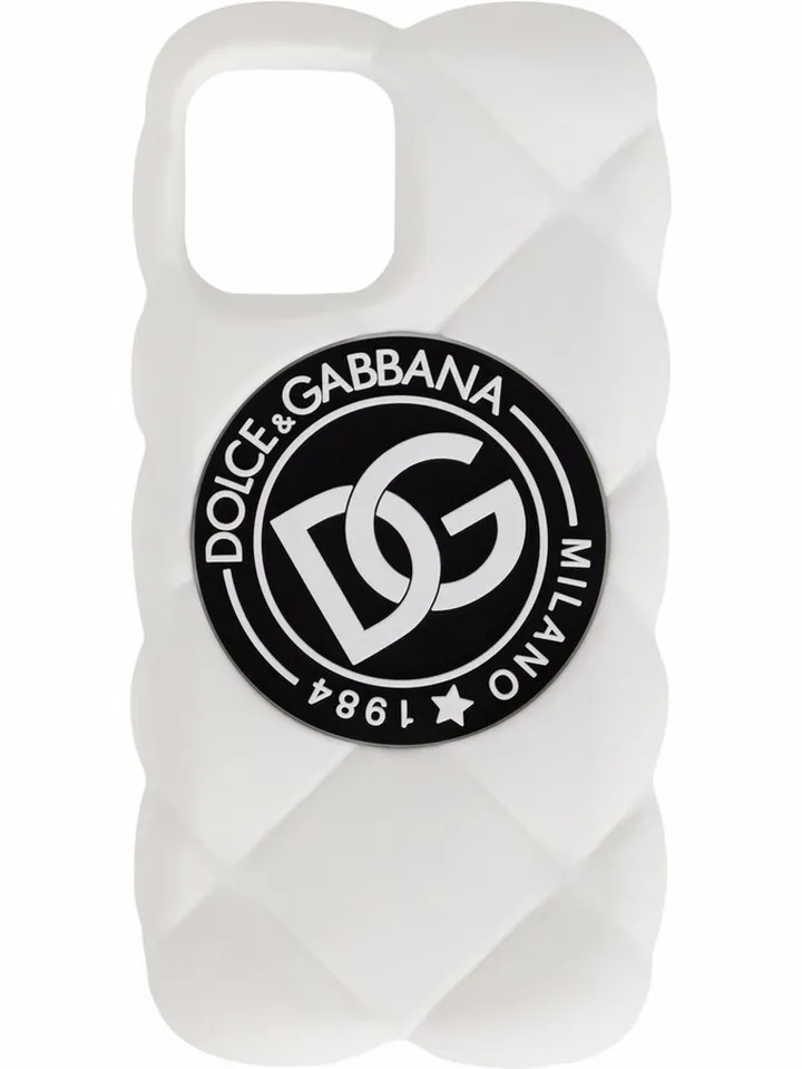 DG logo quilted iPhone 12 Pro Max cover
