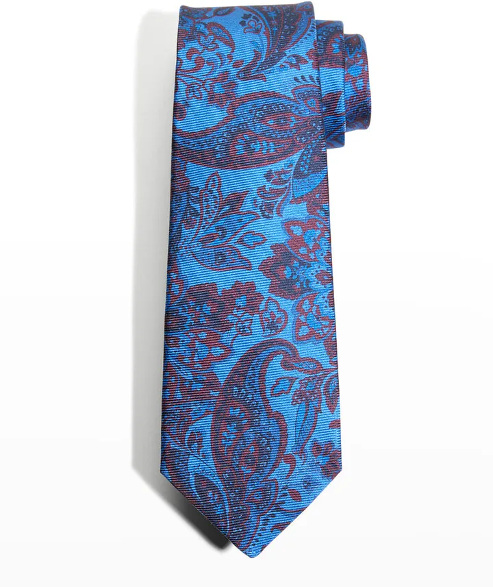 Men's Paisley Silk Tie