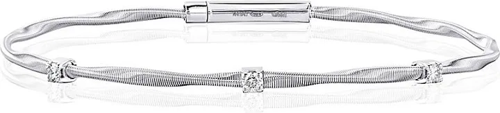 14K White Gold & 0.16 TCW Diamond Bracelet