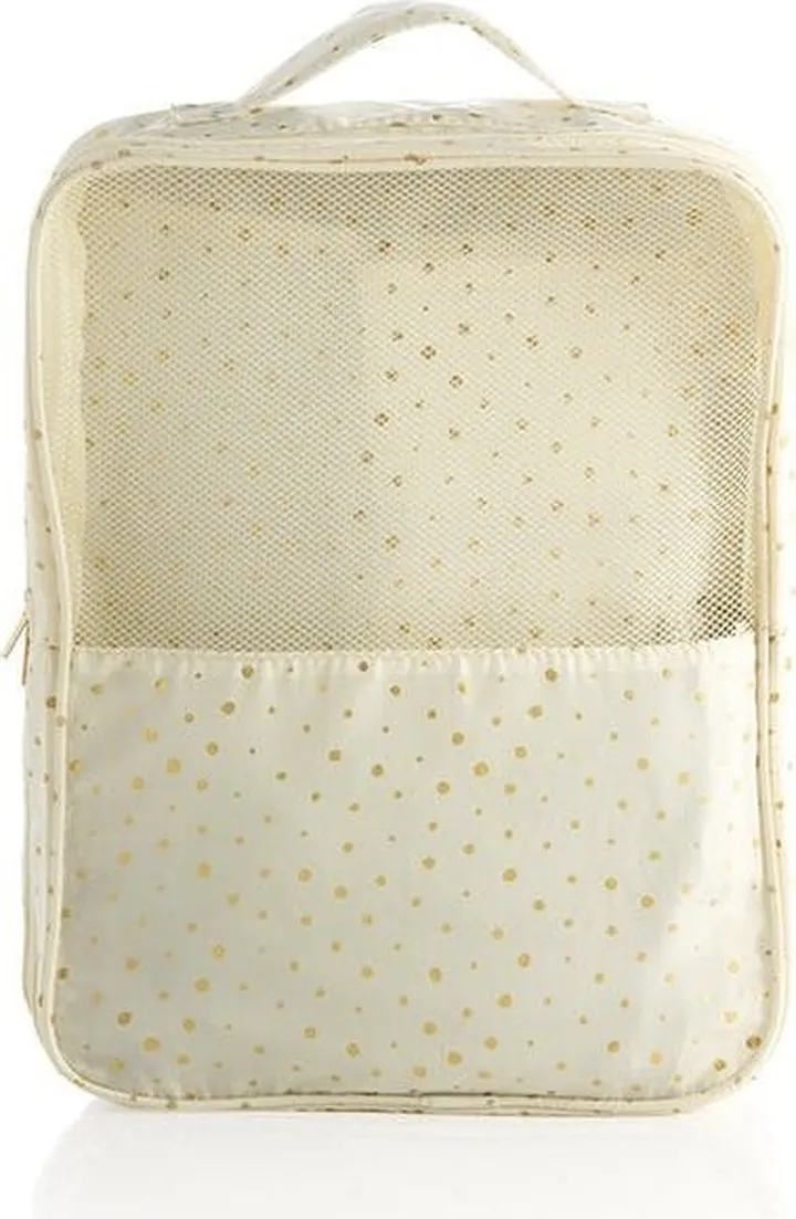 Shiraleah Alba Travel Shoe Bag - White