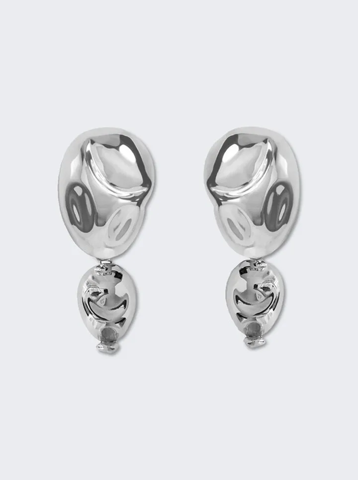 Oriente Maxi Earrings Silver