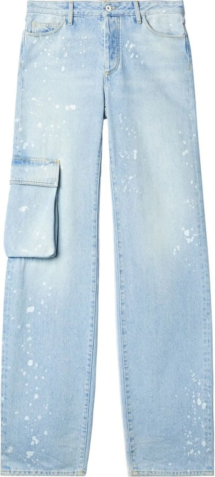 Toybox Painted wide-leg jeans
