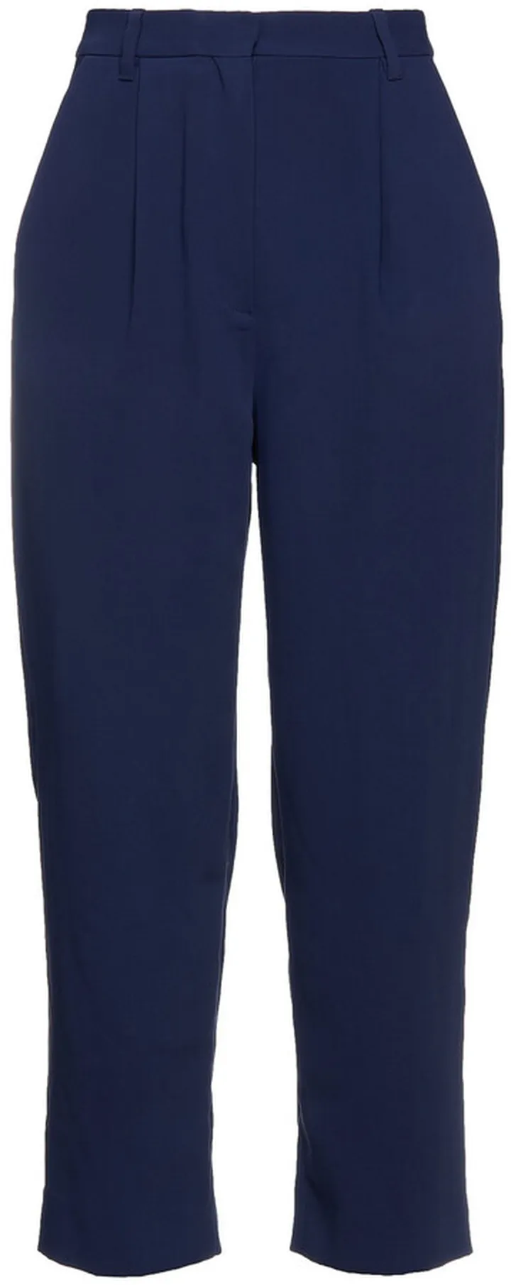 Cropped woven straight-leg pants