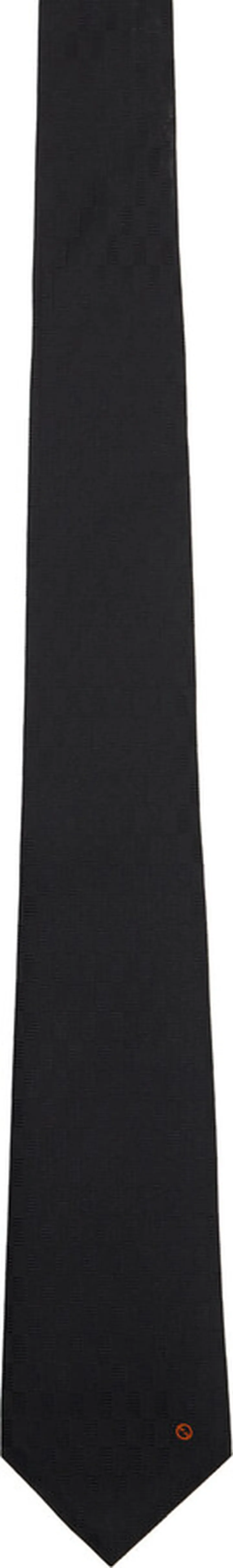 Gucci Black Geometric Tie