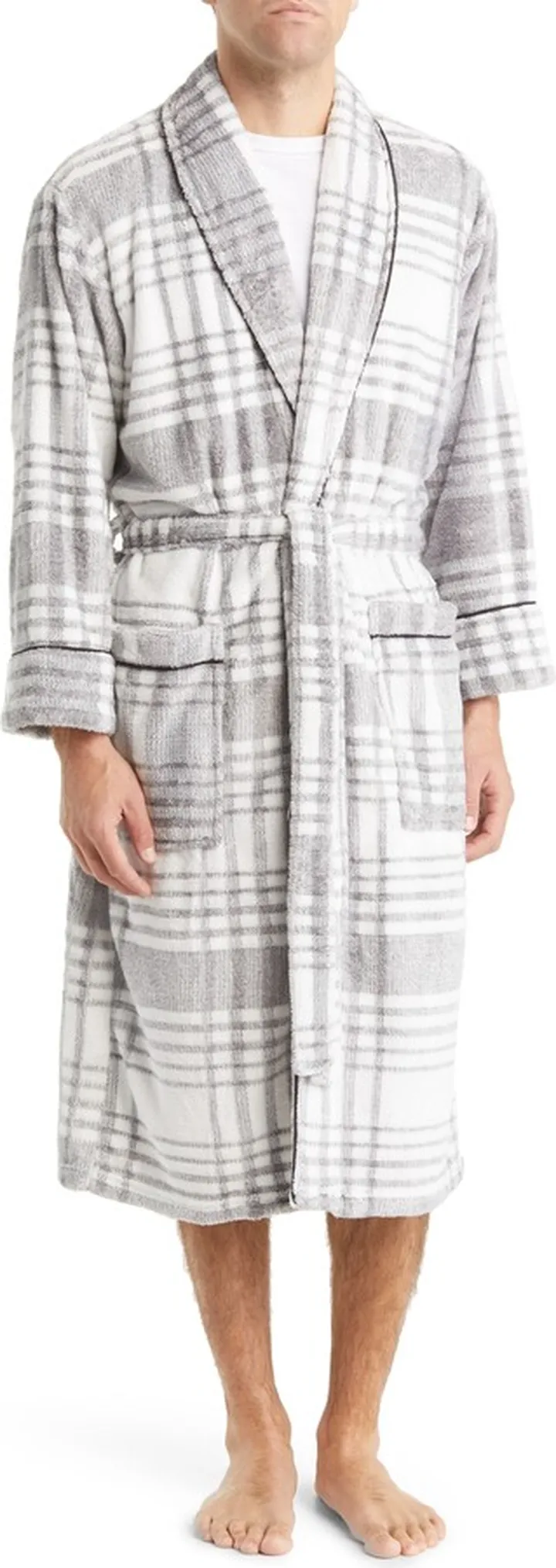 Plaid Fleece Robe