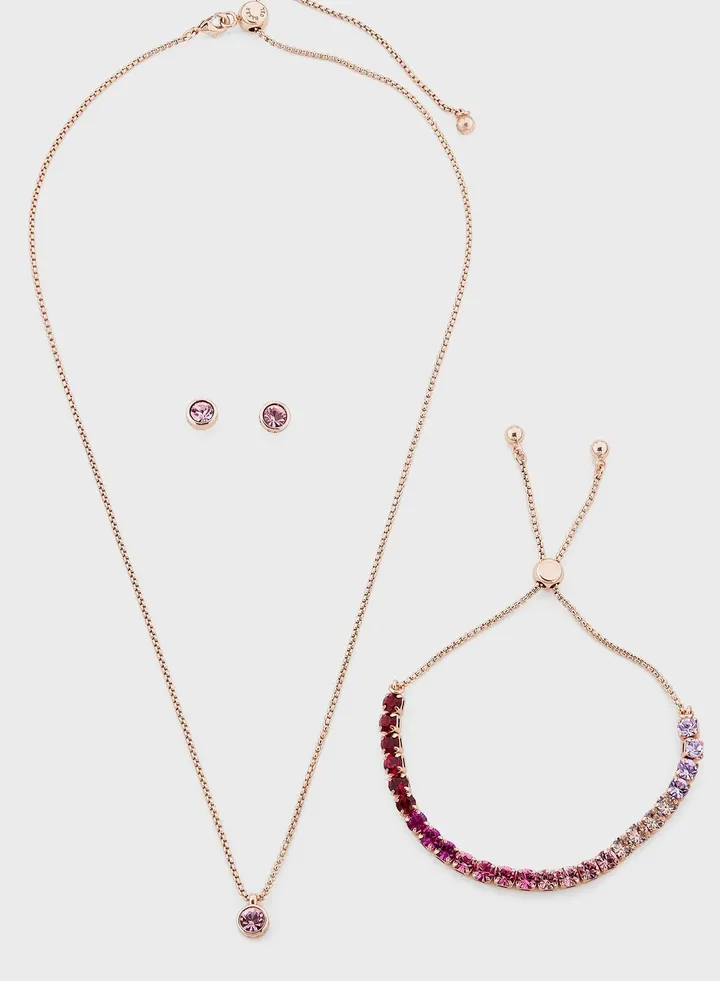 Melsa Triple Crystal Gift Set