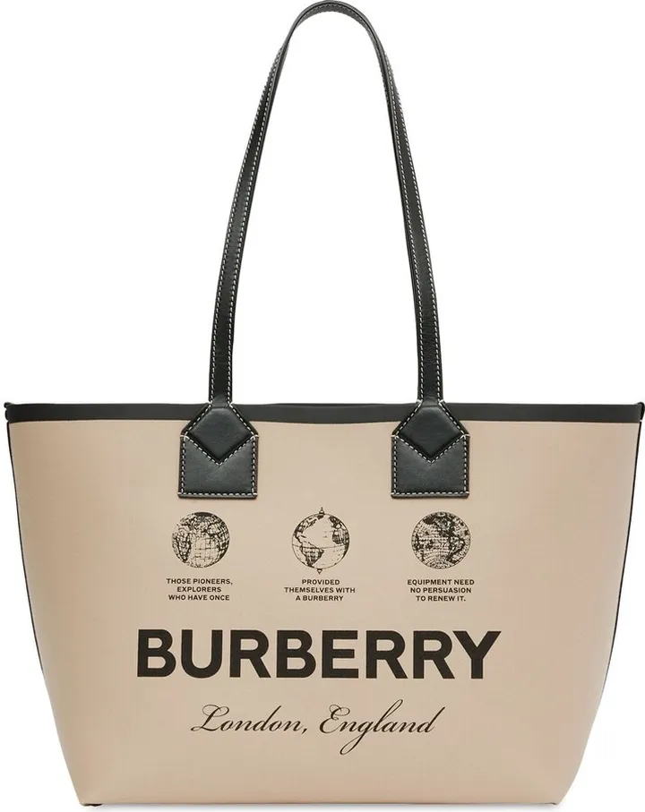 Small Heritage gabardine tote bag
