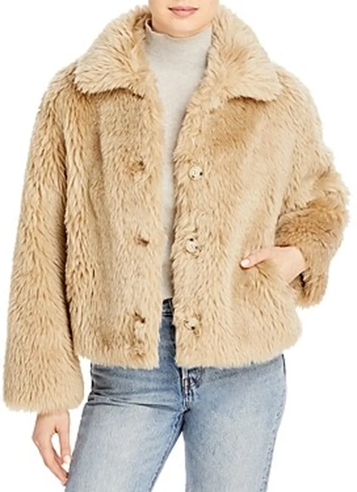 Yves Salomon Faux Fur Jacket