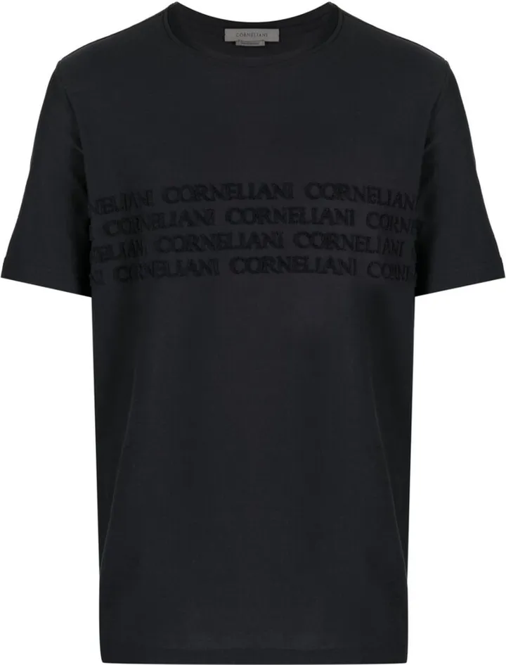 logo-lettering cotton T-shirt