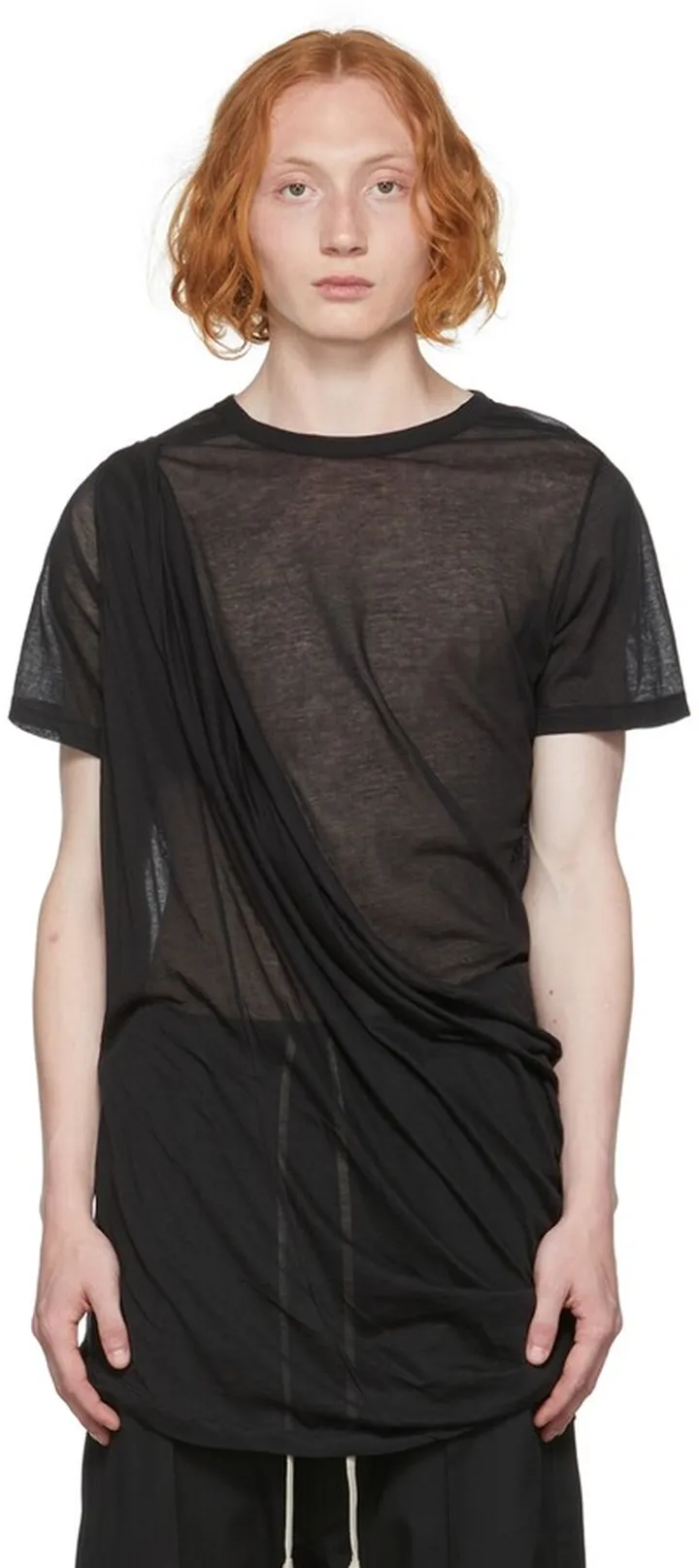 Rick Owens Black Anthem T-Shirt