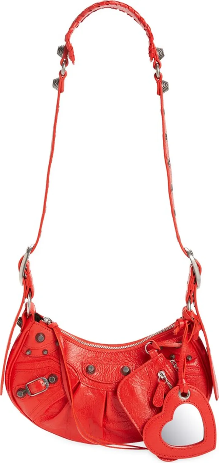 Extra Small Le Cagole Lambskin Shoulder Bag