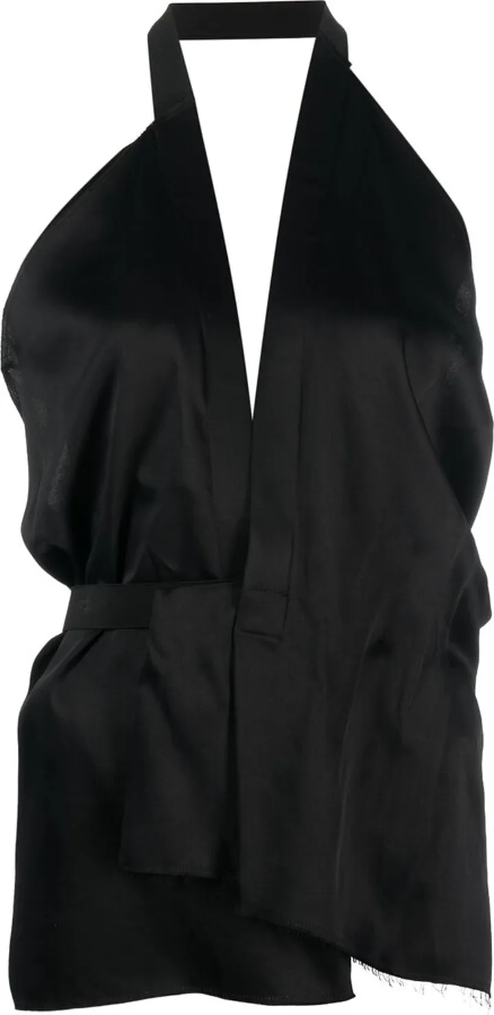 Satin Halterneck Blouse