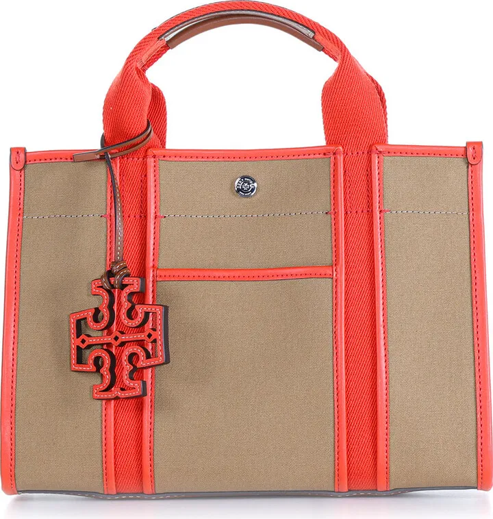 Contrast Twill Tote Bag