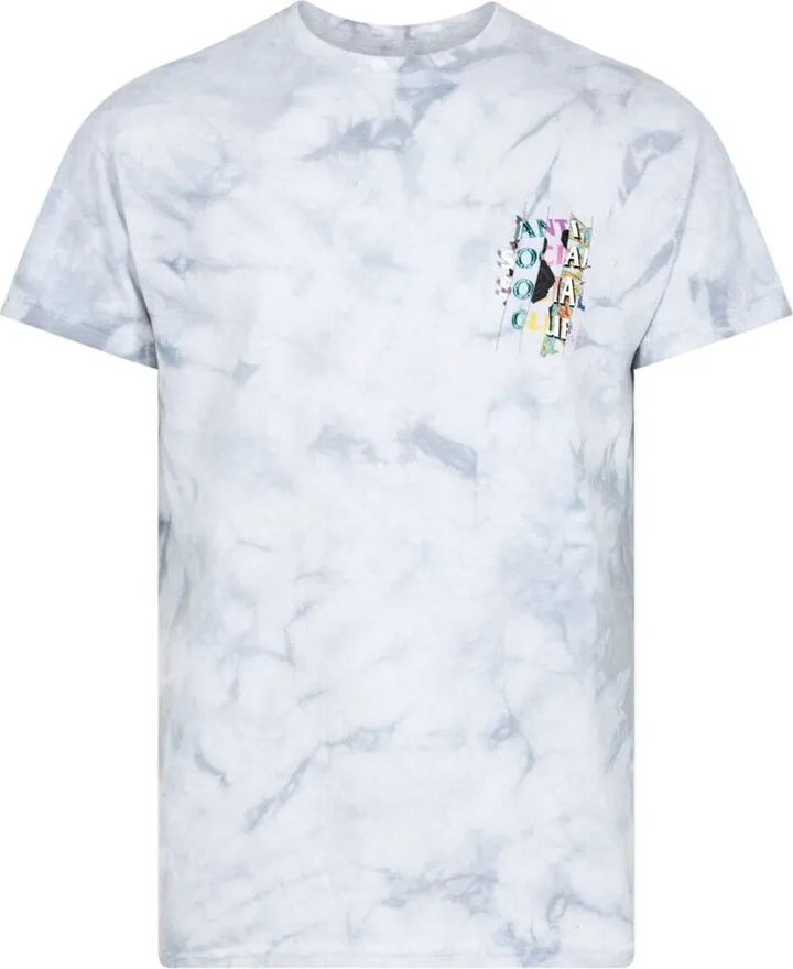 Dissociative "Grey Tie Dye" crew neck T-shirt