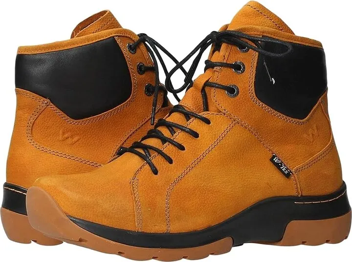 Wolky US-Ambient Water Resistant (Dark Ochre Antique Nubuck) Women's Lace-up Boots
