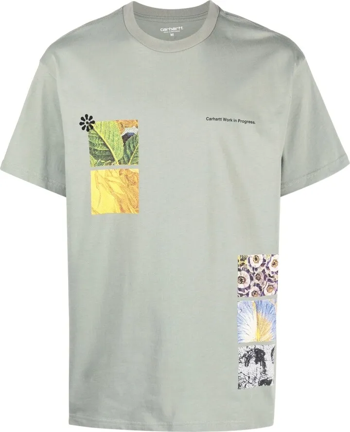 graphic-print organic cotton T-shirt