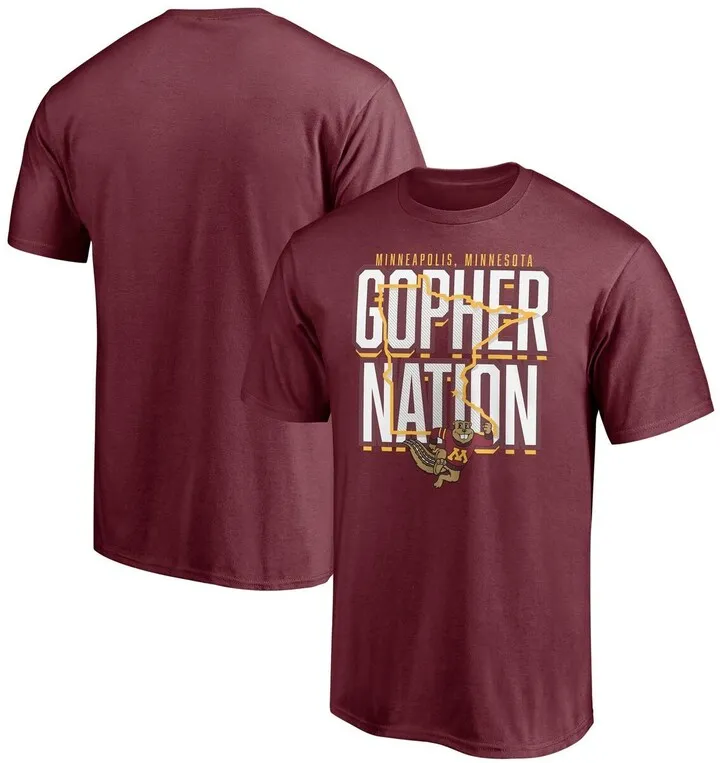 Men's Fanatics Branded Maroon Minnesota Golden Gophers Hometown T-shirt