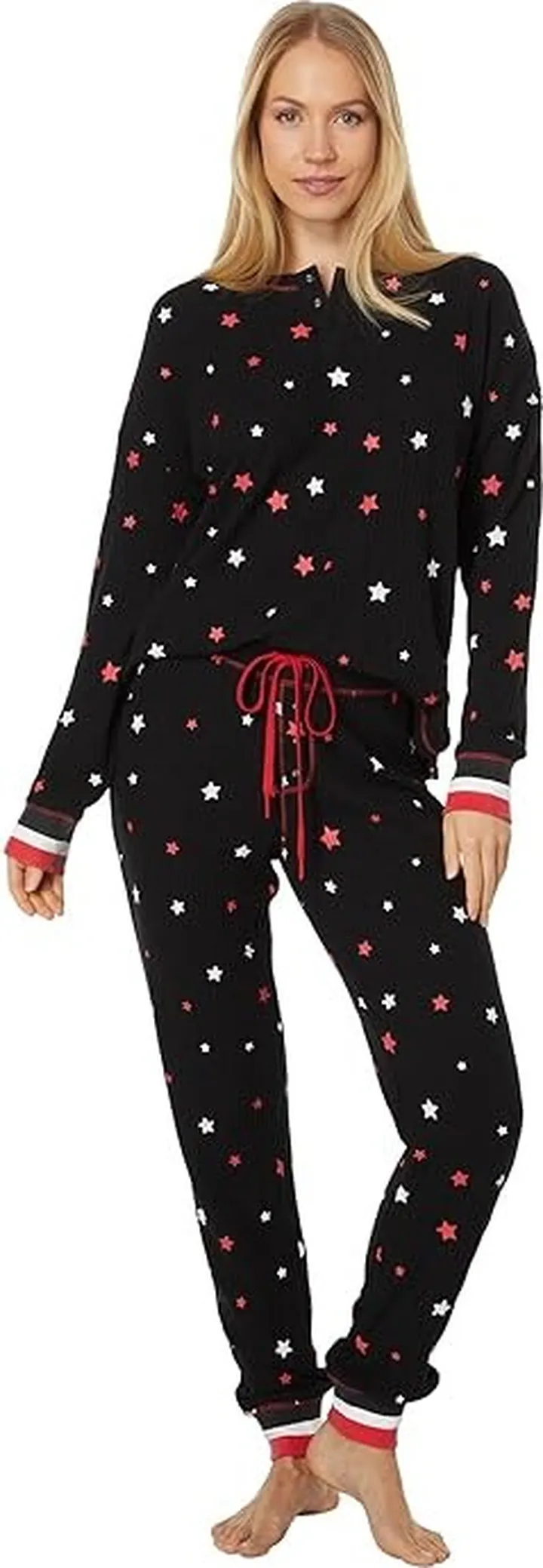P.J. Salvage Ski Jammie Set (Black) Women's Pajama Sets