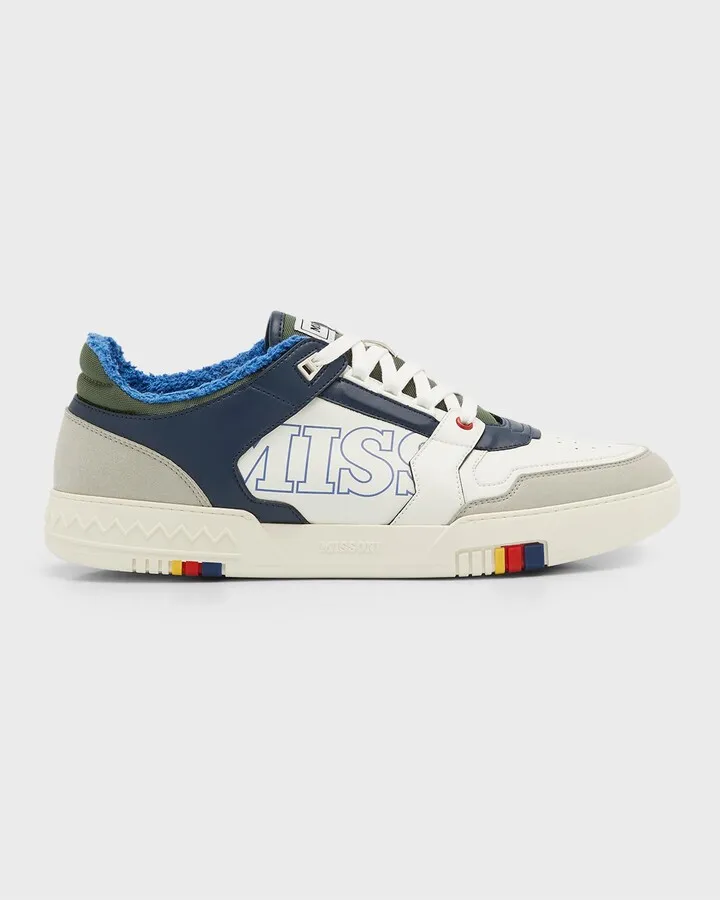 Men's Basket 90 Logo Low-Top Sneakers