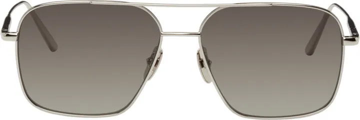 CHIMI Silver Aviator Sunglasses