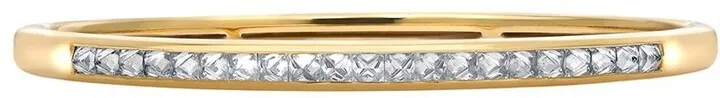 18kt yellow gold RockChic diamond-embellished bangle