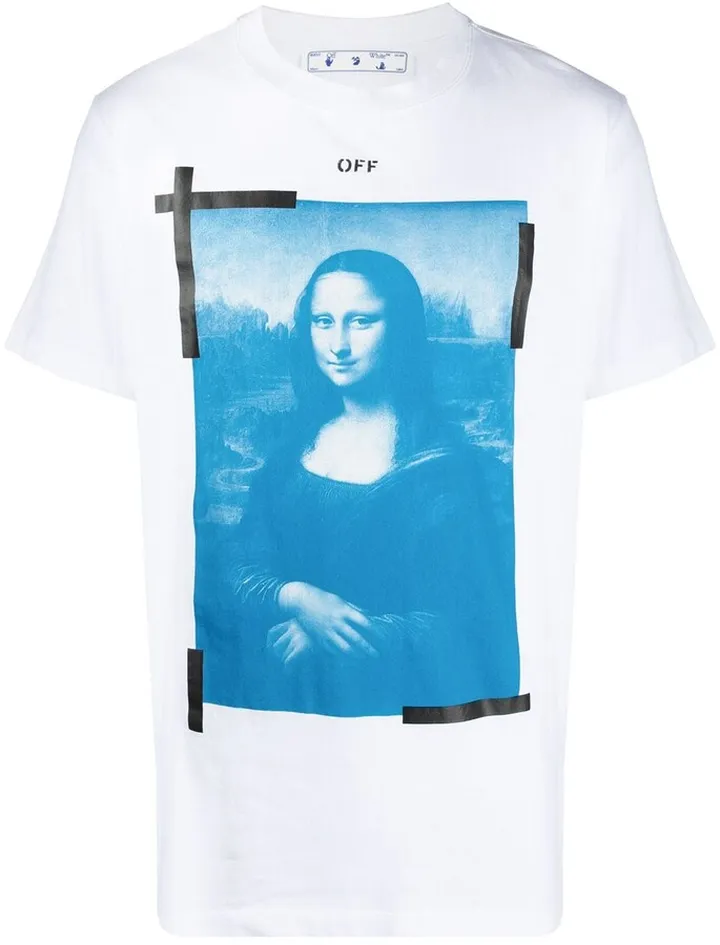 Mona Lisa print T-shirt