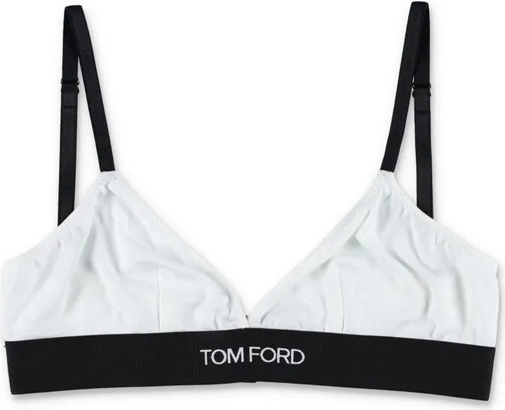 Tom Ford Logo Intarsia Waistband Bra