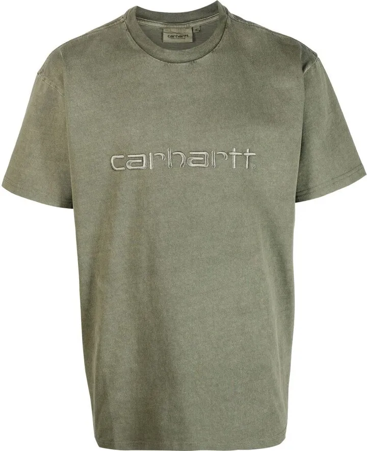 Duster logo-embroidered T-shirt
