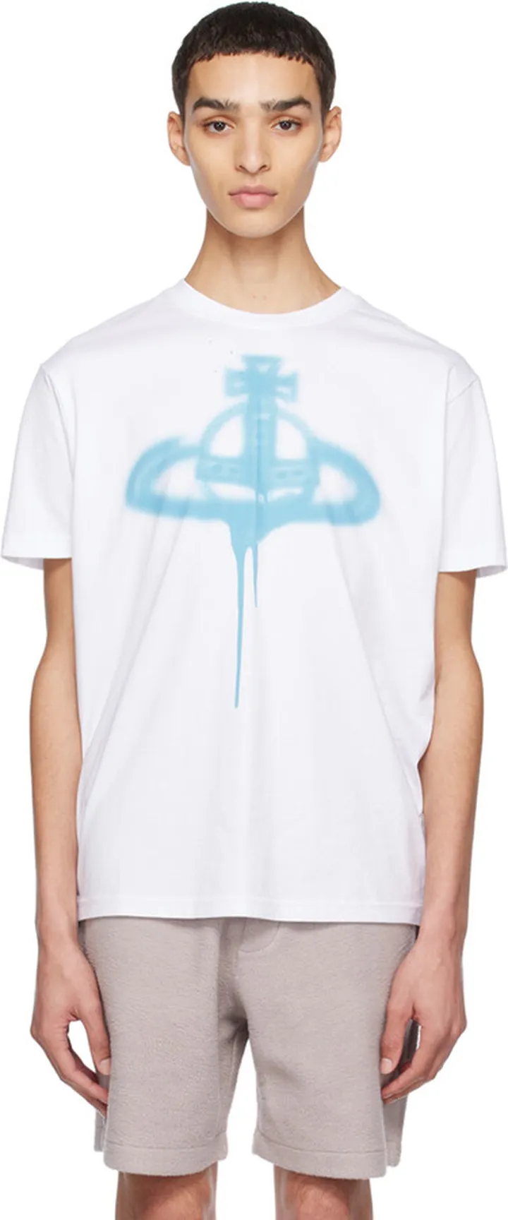 Vivienne Westwood White Spray Orb T-Shirt