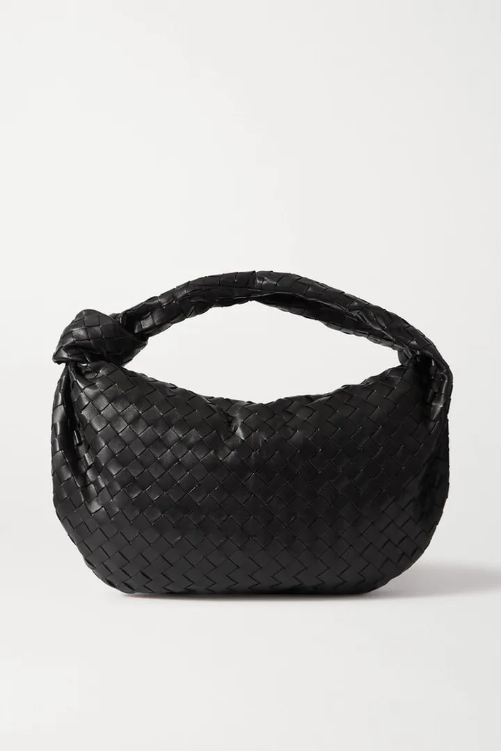 Bottega Veneta - Jodie Small Knotted Intrecciato Leather Tote - Black