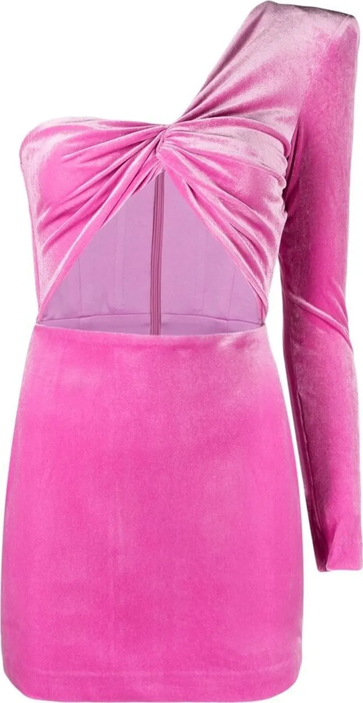 One-Shoulder Cut-Out Mini Dress