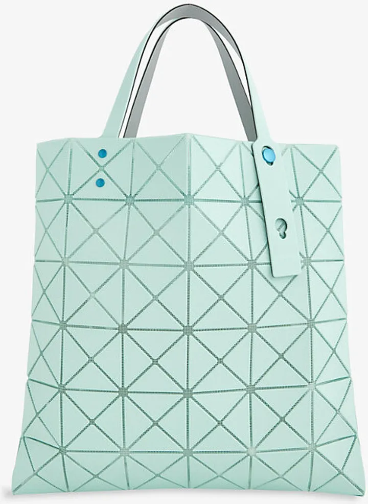 Womens Mint Green Lucent Pvc Tote bag