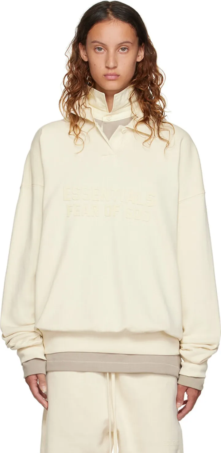 Essentials Off-White Lightweight Polo