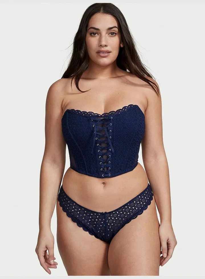 Eyelet Lace Brazilian Panty