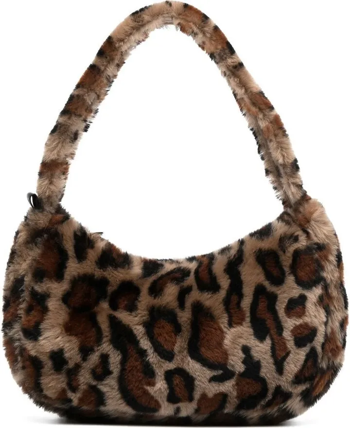 Leopard-Print Shoulder Bag