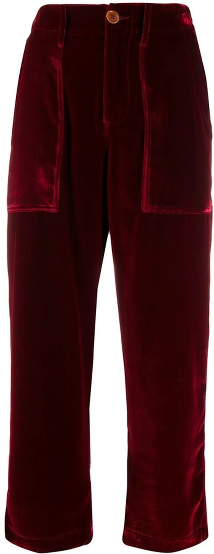 High-Rise Cropped Trousers