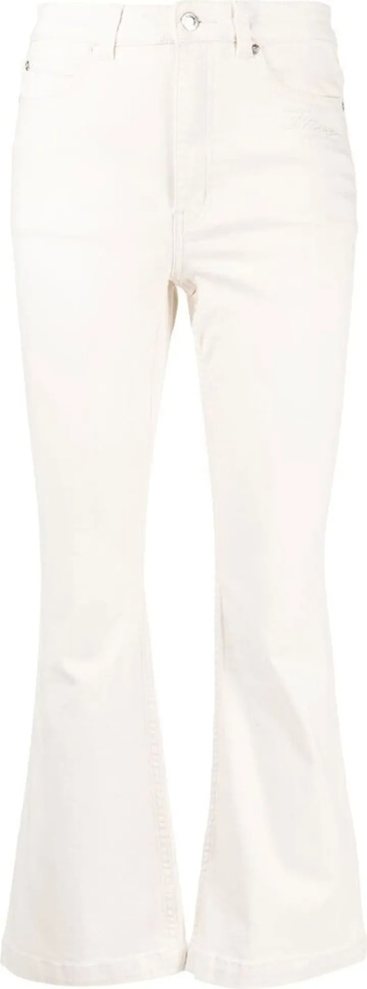 Mid-Rise Cropped Trousers
