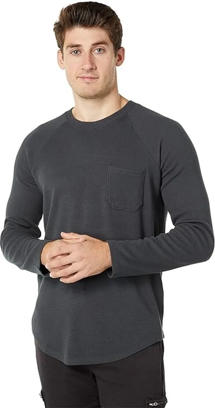 Paige Abe Baseball Tee in Ebony Ink (Ebony Ink) Men's Clothing