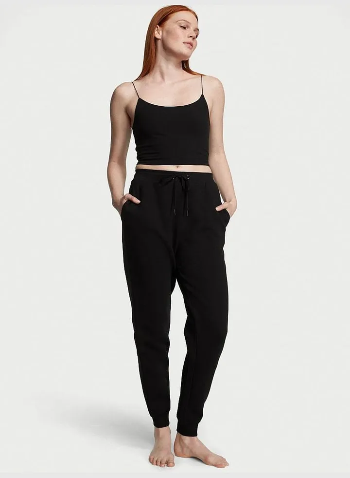 Cotton Fleece High-Rise Jogger