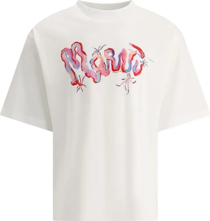 Marni Painterly Logo-Printed Crewneck T-Shirt