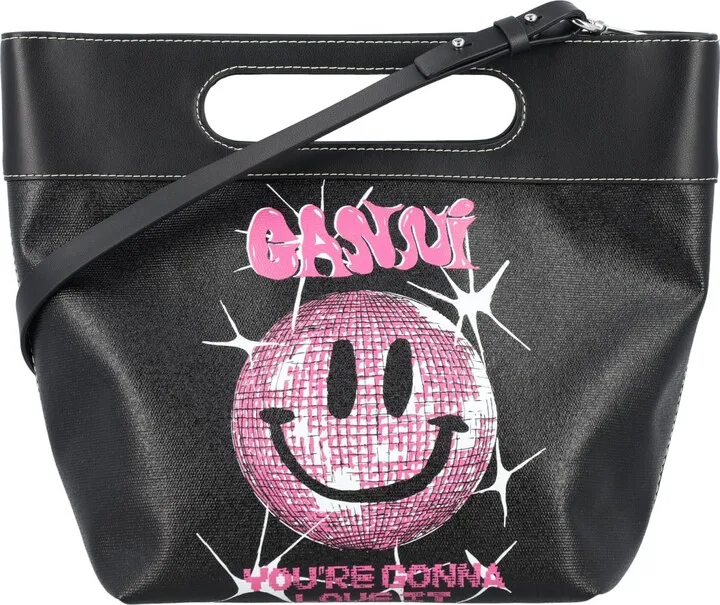 Smiley Face-print Bag
