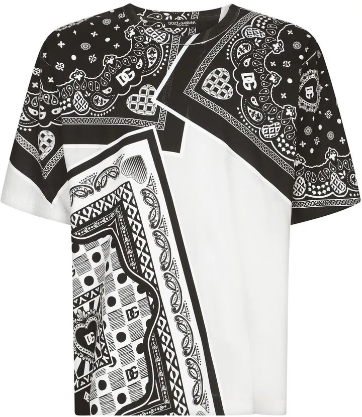 bandana-print T-shirt