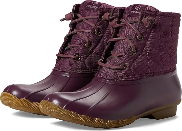 Sperry Saltwater Seacycled Nylon (Purple) Women's Boots