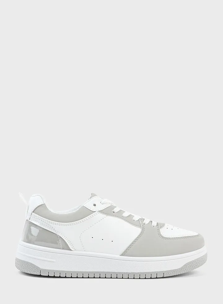 Lace Up Low Top Sneakers